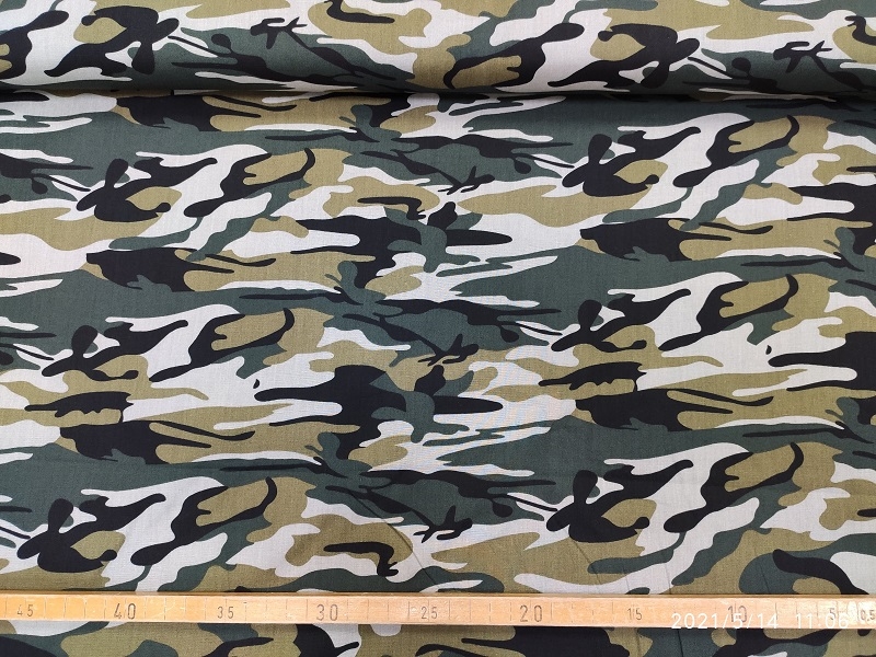 Baumwollstoff Camouflage